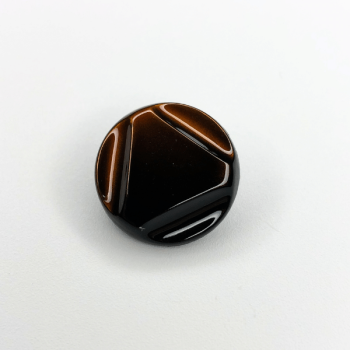 Knopf - 23 mm - brandy mit Farbverlauf